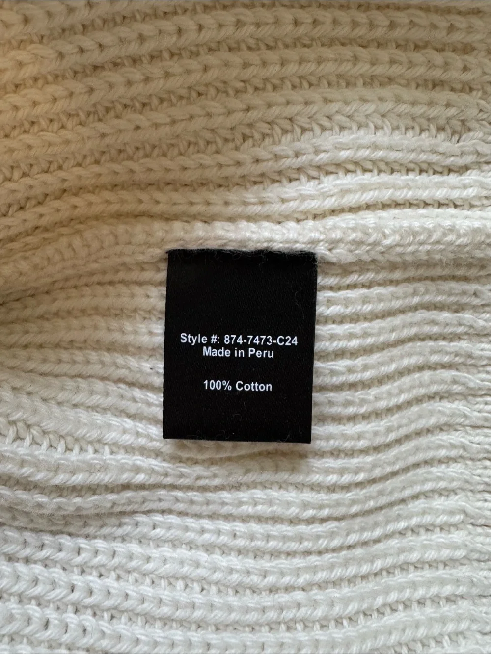 Jenni Kayne, Cotton Hayes Crewneck Cardigan, Ivory, Size XS, NWT - Picture 8 of 8